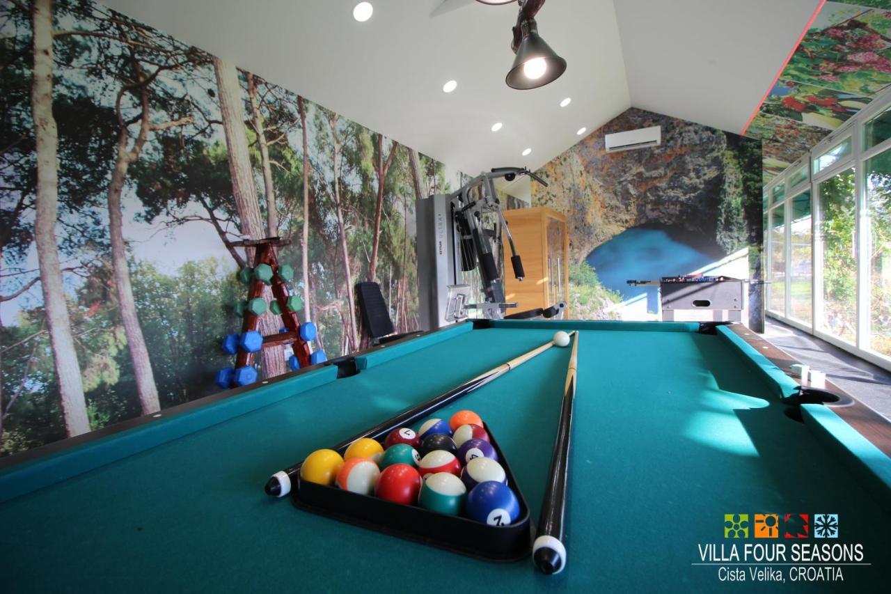 Villa Four Seasons, Heated Pool And 3 En-Suite Bathrooms Velika Cista  ภายนอก รูปภาพ