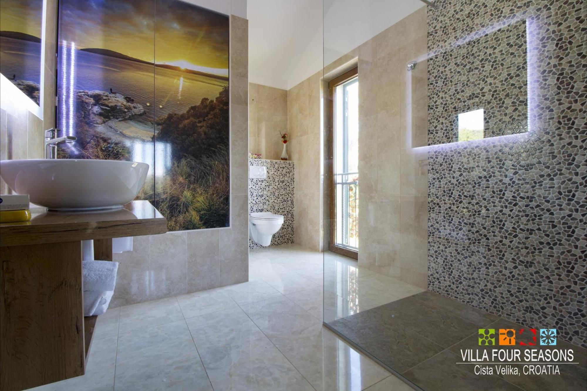Villa Four Seasons, Heated Pool And 3 En-Suite Bathrooms Velika Cista  ภายนอก รูปภาพ